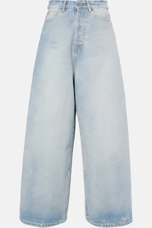 Vetements Jeans a gamba larga oversize