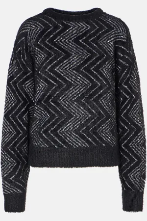 Missoni Pullover in maglia lamé a zig-zag