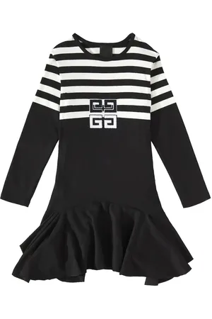 Givenchy Abito in cotone a righe 4G