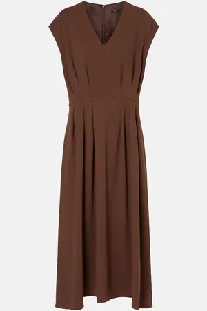 Joseph Abito midi in cady a pieghe