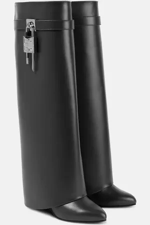Givenchy Stivali Shark Lock in pelle