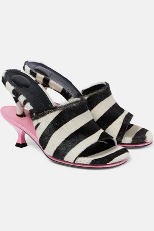 Jacquemus Mules Les Doubles in cavallino