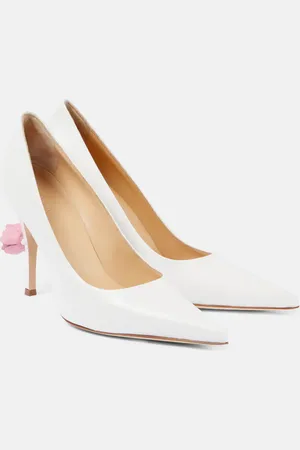 MAGDA BUTRYM Pumps in pelle con applicazioni floreali