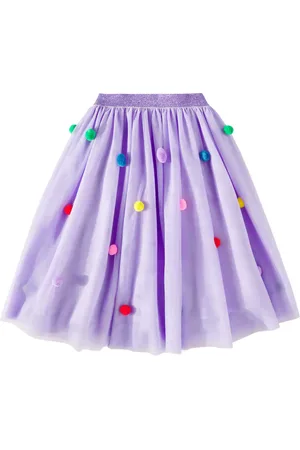 Stella McCartney Gonna in tulle con pompon