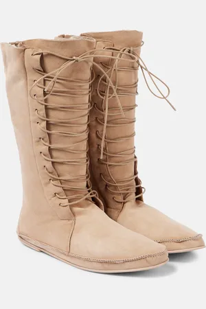 The Row Stivali Tyler stringati in suede