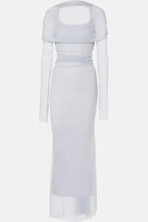 CHRISTOPHER ESBER Abito lungo Veiled in tulle