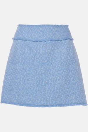 Dolce & Gabbana Minigonna in tweed di misto lana