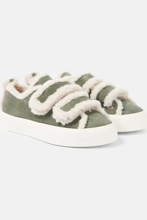 INUIKII Sneakers in suede con shearling