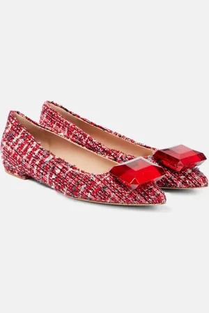 Gianvito Rossi Ballerine in bouclé