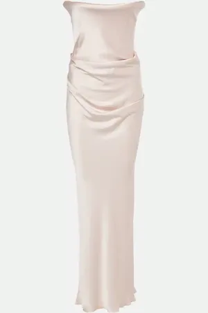 Victoria Beckham Abito lungo con ruches