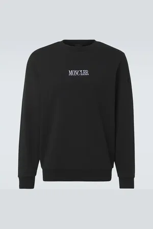 Moncler Felpa in cotone con logo