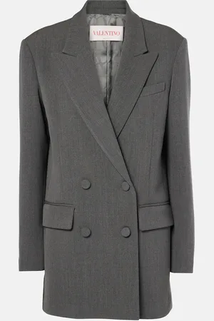 Blazer in gabardine di lana