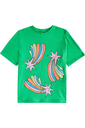Stella McCartney T-shirt in jersey di cotone con stampa