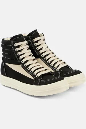 Rick Owens Sneakers in canvas con suede