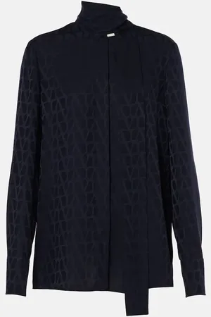 VALENTINO Camicia Toile Iconographe in jacquard di seta