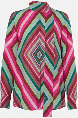 VALENTINO Camicia in crêpe de chine di seta