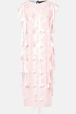 Prada Abito midi con fiocchi