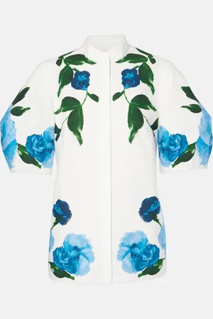 Erdem Blusa in cotone con stampa