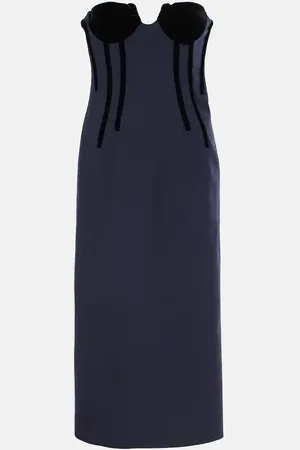 Sportmax Abito midi Anemone in misto lana