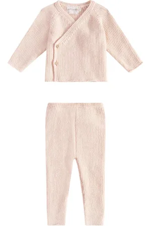 BONPOINT Baby - Cardigan e pantaloni Théva in lana