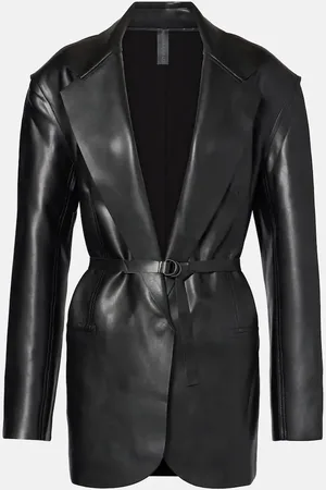 Norma Kamali Blazer oversize in similpelle