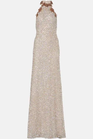 Costarellos Abito lungo Trinity con paillettes