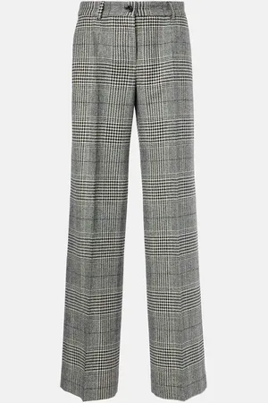 Dolce & Gabbana Pantaloni flared in lana e cashmere