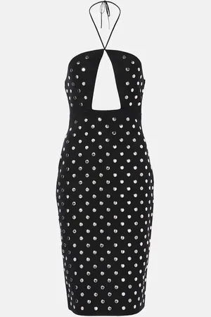 Stella McCartney Abito midi con scollo all’americana