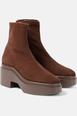 Robert Clergerie Stivaletti Nelle in suede con plateau