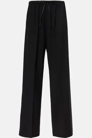 DRIES VAN NOTEN Pantaloni regular in lana