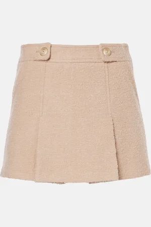 Tom Ford Minigonna in bouclé di misto lana