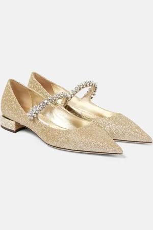 Jimmy Choo Ballerine Mary Jane Bing con cristalli