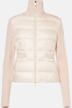 Moncler Cardigan imbottito in lana vergine