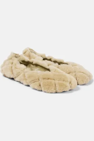 Burberry Baby - Ballerine in shearling trapuntato
