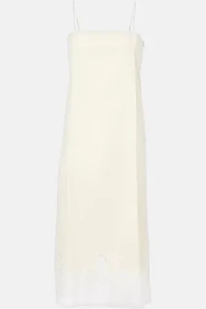 FAITHFULL THE BRAND Abito midi Etienne in misto cotone