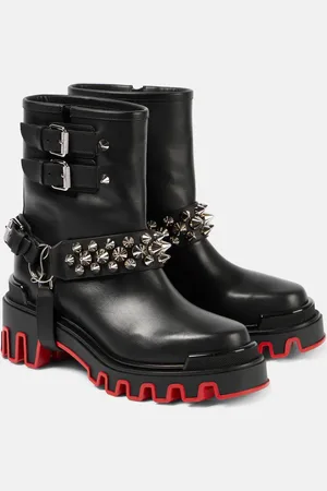 Christian Louboutin Stivaletti Dune Bike in pelle
