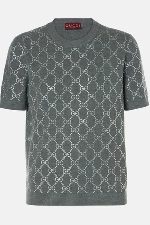 Gucci Pullover in lana GG Crystal