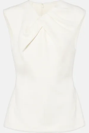 Jil Sander Top in crêpe