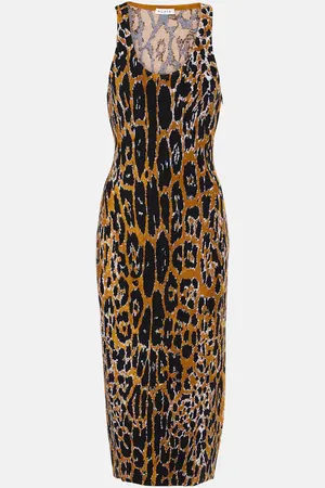 Alaïa Alaïa Abito midi in jacquard