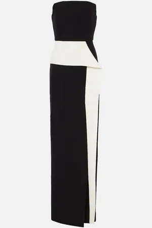 Roland Mouret Abito lungo in crêpe