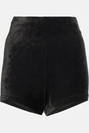 Rick Owens Lilies - Shorts Dirt in jersey di velluto