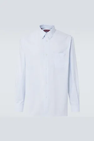 Gucci Camicia in popeline di cotone a righe