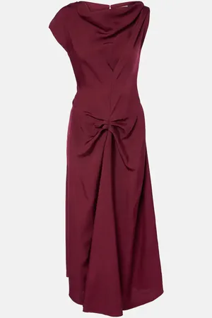 Victoria Beckham Abito midi asimmetrico
