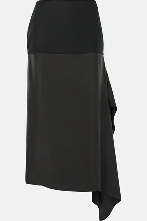 Jil Sander Minigonna asimmetrica in lana