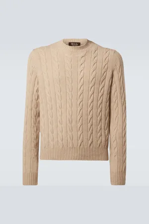 Loro Piana Pullover in cashmere a trecce