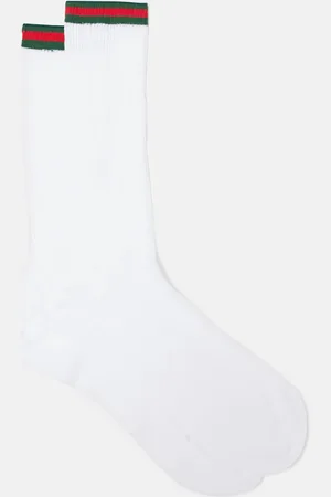 Gucci Calzini Web in misto cotone a coste