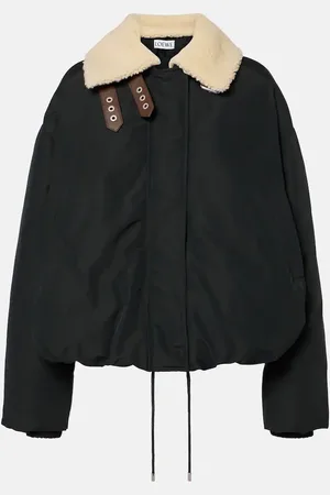 Loewe Giacca imbottita convertibile con shearling