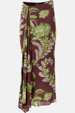 Etro Gonna midi con stampa floreale