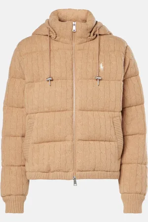 Ralph Lauren Piumino in lana e cashmere a trecce