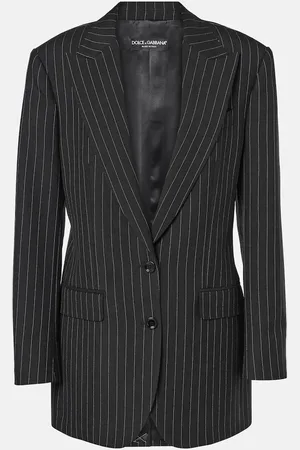 Dolce & Gabbana Blazer gessato in lana vergine